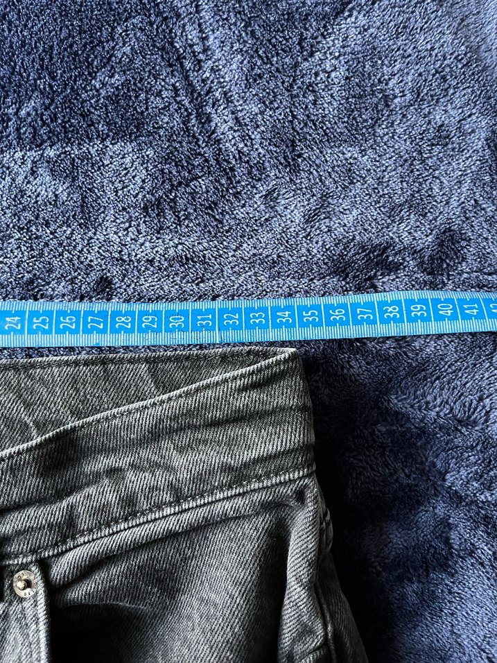 Siyah Regular Fit Midi Kadın Denim Pantolon - Görsel 4