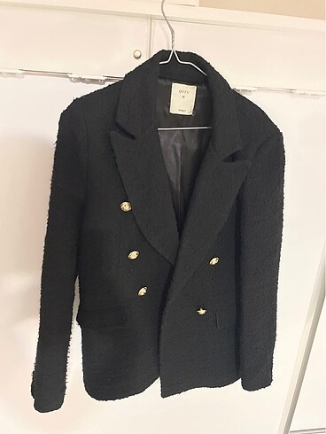 SİYAH BLAZER CEKET QUZU