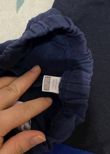 Gri Baskılı Erkek Çocuk Pamuklu Rahat Pantolon - Görsel 4