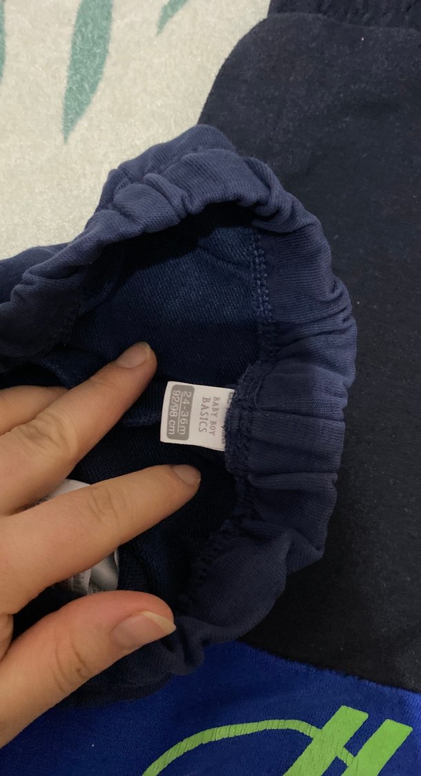 Gri Baskılı Erkek Çocuk Pamuklu Rahat Pantolon - Görsel 4