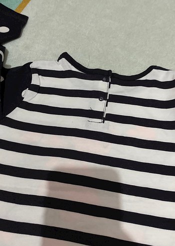 Çiçek Desenli Kız Çocuk Tişörtü - Görsel 3