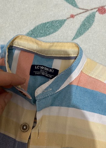 Erkek Çocuk Renkli Kısa Kollu Gömlek - Görsel 3