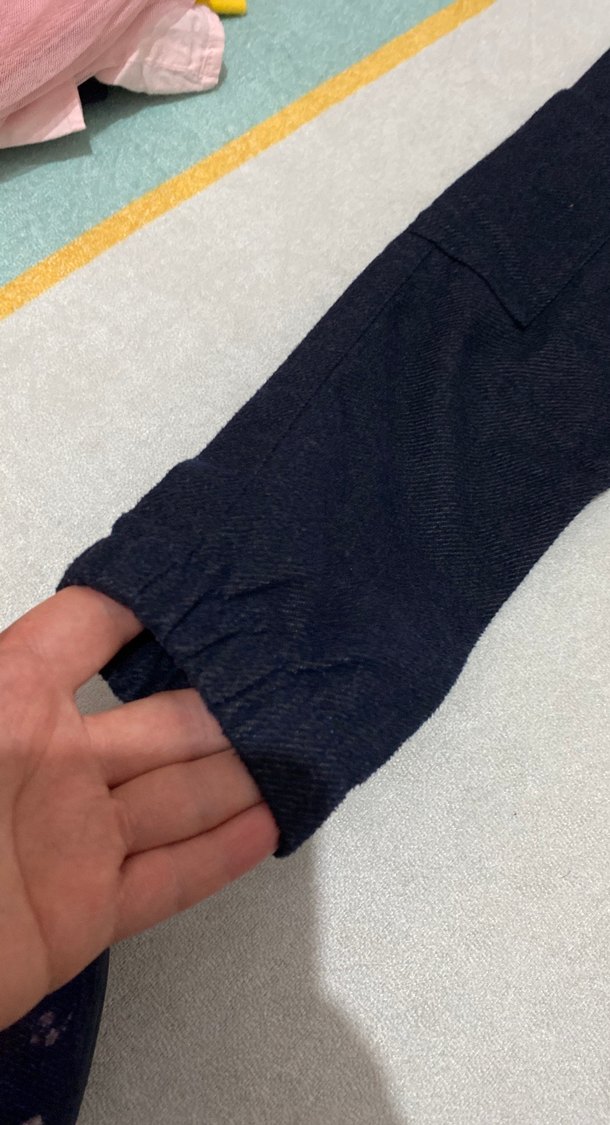 Erkek Çocuk Gri Bol Paça Kot Pantolon - Görsel 3