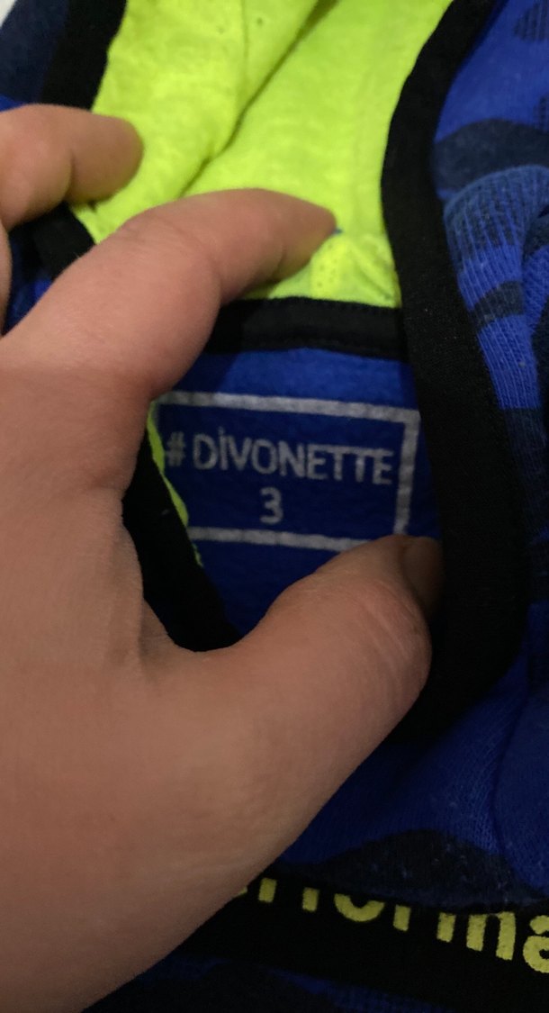 Erkek Çocuk Kapüşonlu Mavi Sweatshirt - Görsel 4