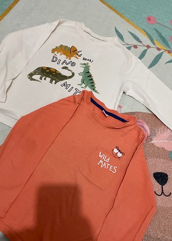 Erkek Çocuk Uzun Kollu Baskılı Tişört - Görsel 2