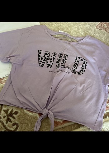 Beyaz Pamuklu Kısa Kollu Oversize Tişört crop - Görsel 2