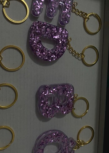 Epoksi büyük harf anahtarlık - Görsel 3