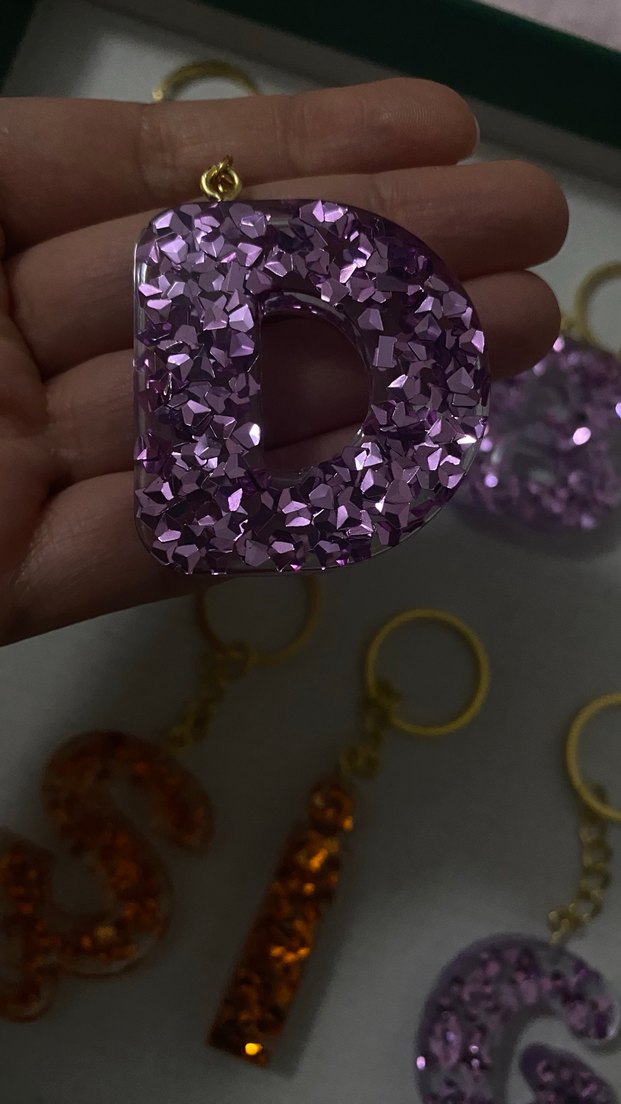 Epoksi büyük harf anahtarlık - Görsel 4