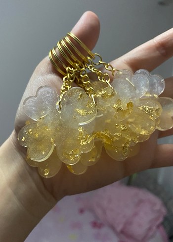 Epoksi yonca anahtarlık - Görsel 3