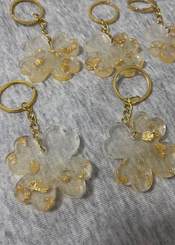 Epoksi yonca anahtarlık - Görsel 2