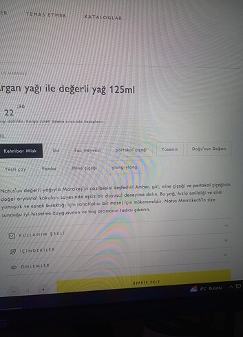  Beden FAS'TAN MASAJ YAĞI