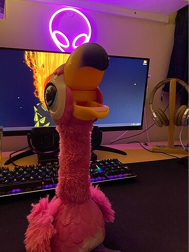  Beden Little live pets konuşan flamingo