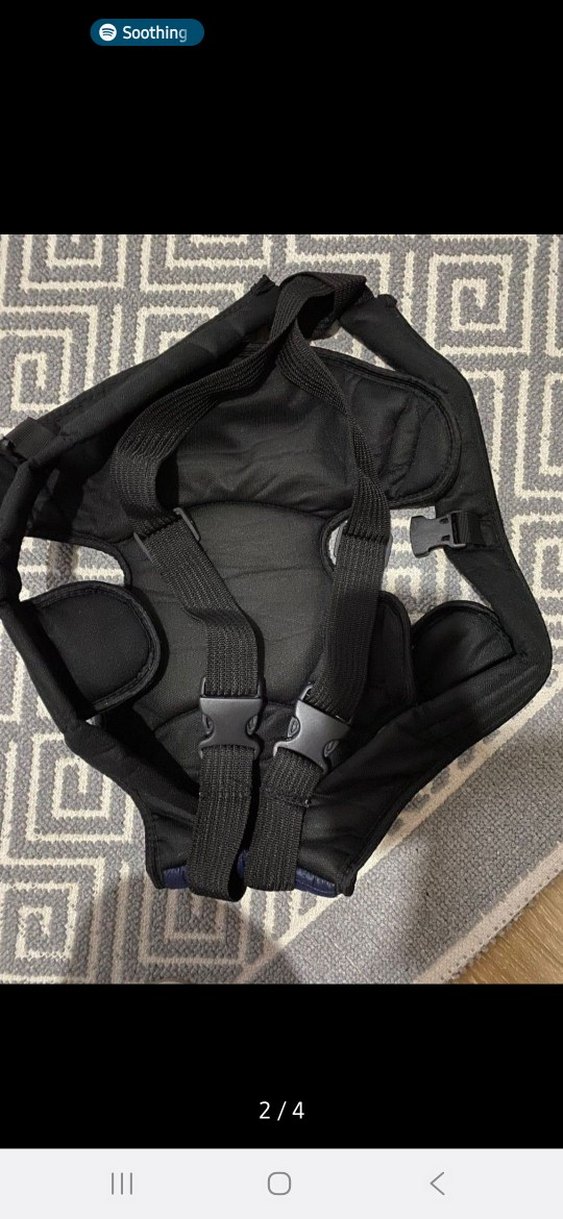 Koyu Mavi Bebek kanguru - Görsel 2