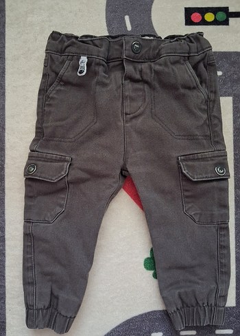Gri Erkek Bebek Jogger Pantolon