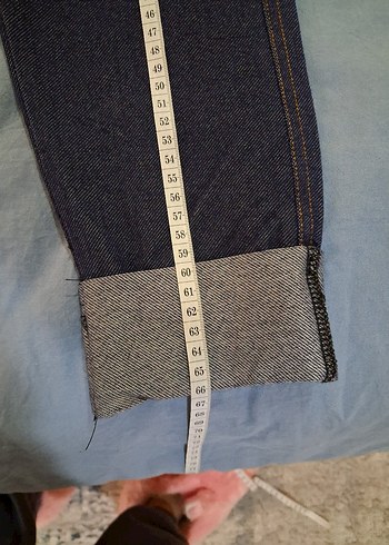 Lacivert Kapri Tayt - Görsel 3