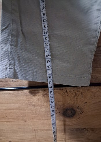 Bej Regular Fit Keten Günlük Pantolon - Görsel 4