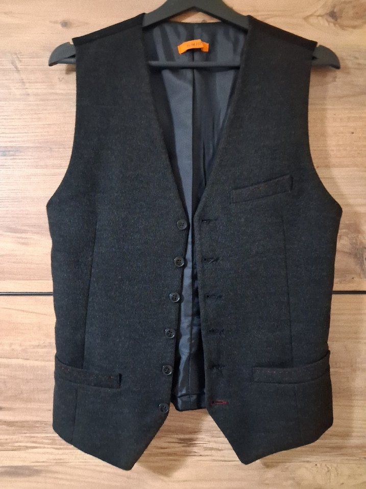 Düğmeli Erkek Yelek - Görsel 2