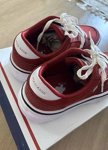 37 Beden bordo Renk U.s polo ayakkabı 