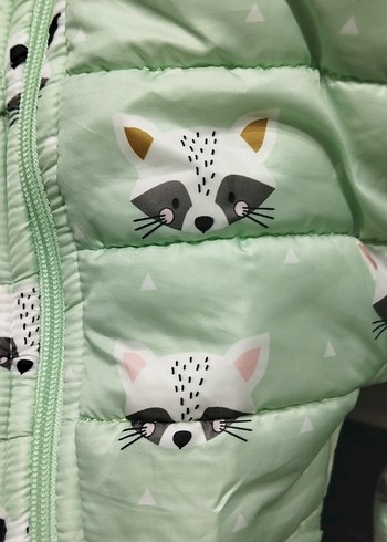 Kapüşonlu Fermuarlı Bebek Tulumu elleri kapanabiliyor - Görsel 2