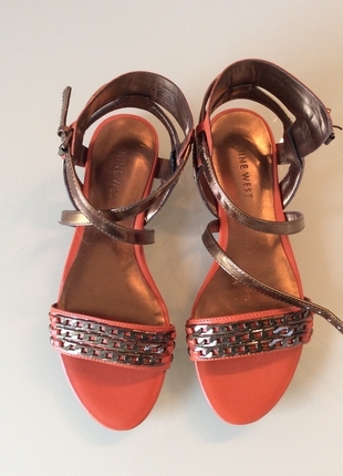 ORANGE BAKIR RENGİ SANDALET