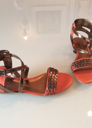 Nine West ORANGE BAKIR RENGİ SANDALET