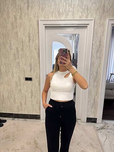 Diğer Beyaz şık bluz