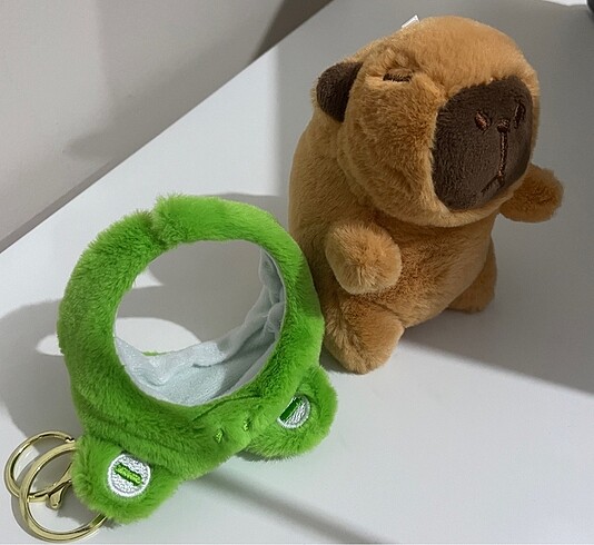 Diğer kapibara capybara oyuncak anahtarlik