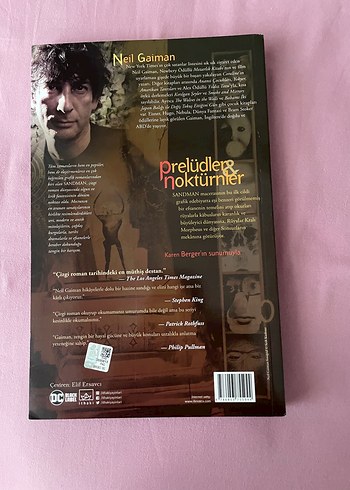  Sandman Neil Gaiman Prelüdler Noktürnler Cizgi Roman