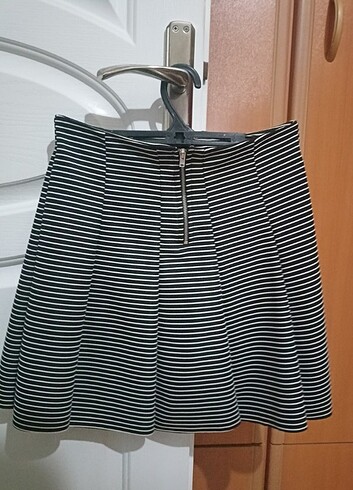 xs Beden Çizgili etek