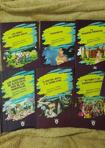 İspanyolca Türkçe hikaye seti yepyeni 9 kitap