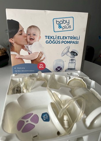  Beden Baby & Plus Tekli Elektrikli Göğüs Pompası Beyaz