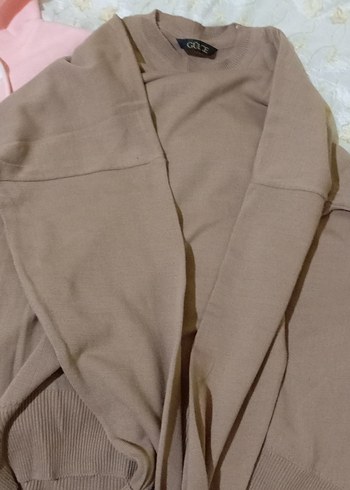 Diğer Bej Kadın Oversize Triko