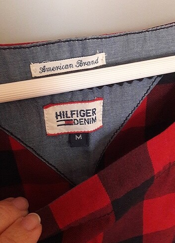 m Beden çeşitli Renk Tommy Hilfiger Kareli Kollu Bluz