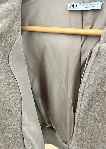 Bej Fermuarlı Sweatshirt - Görsel 4