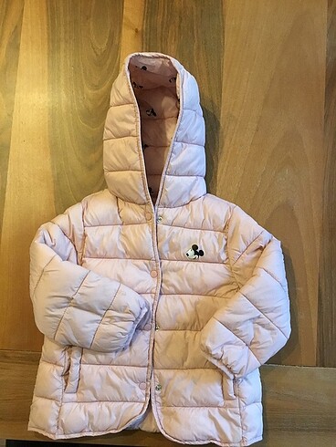 Zara Disney Miki Mouse Kız Çocuk İnce Mont