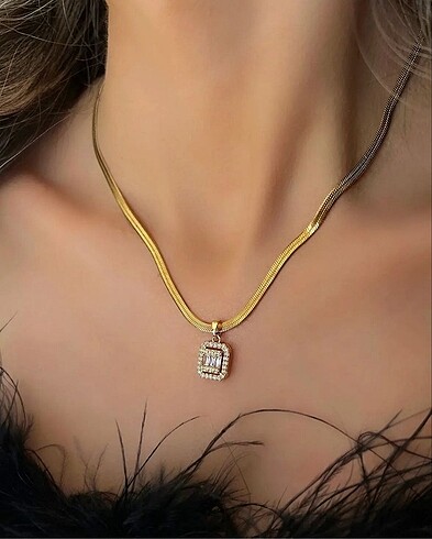 Accessorize Çelik Baget Kolye