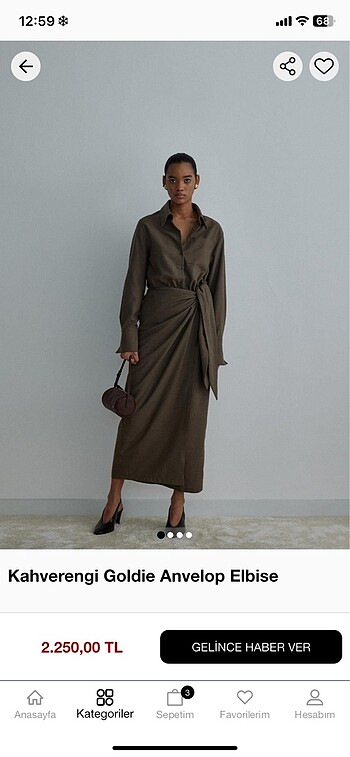 Suud Collection Suud anvelop elbise