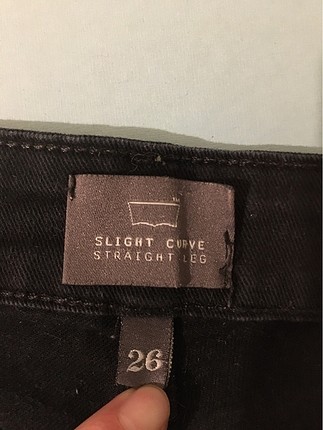 Levis levis boru paca siyah pantolon