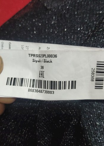 siyah, şortlu transparan simli pantolon - Görsel 5