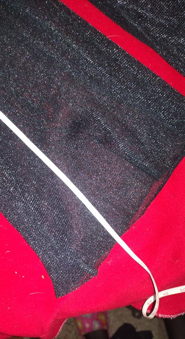 siyah, şortlu transparan simli pantolon - Görsel 2