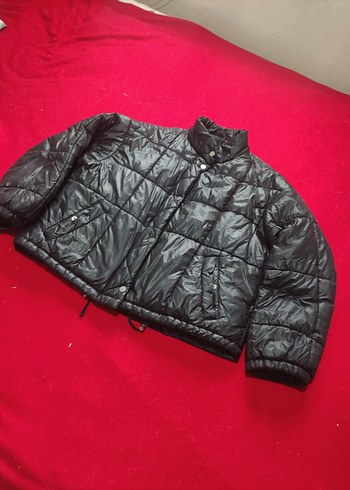 Düğmeli Siyah Kadın Ceket - Görsel 5