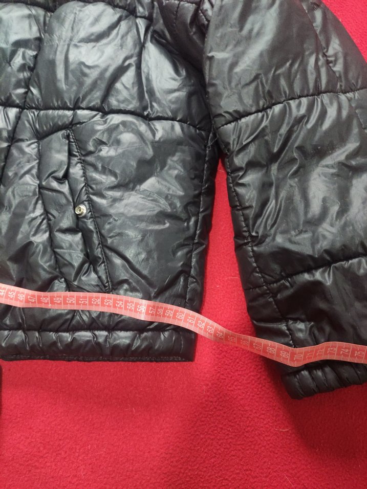 Düğmeli Siyah Kadın Ceket - Görsel 4