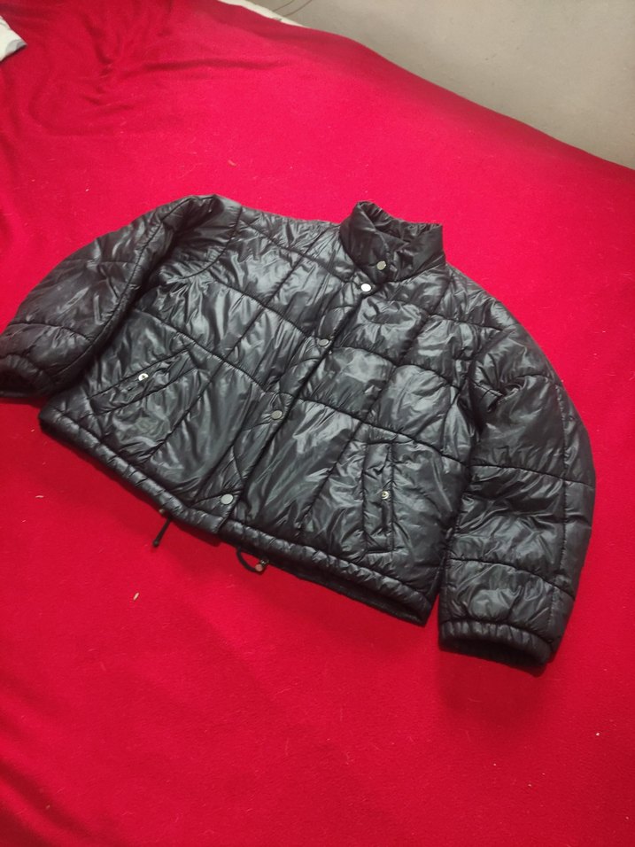 Düğmeli Siyah Kadın Ceket - Görsel 5