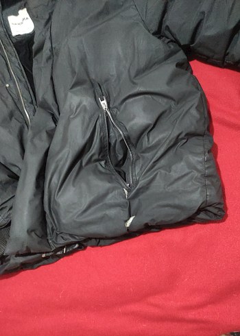 Siyah Fermuarlı Erkek Kışlık Street Wear Mont - Görsel 3