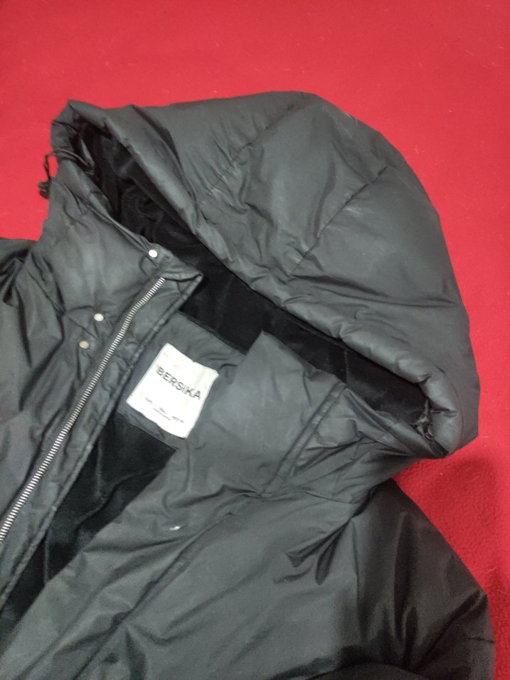 Siyah Fermuarlı Erkek Kışlık Street Wear Mont - Görsel 2