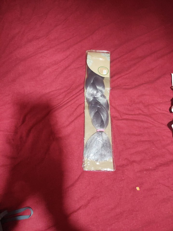 Gri Elastik Avant-Garde postiş sac - Görsel 3