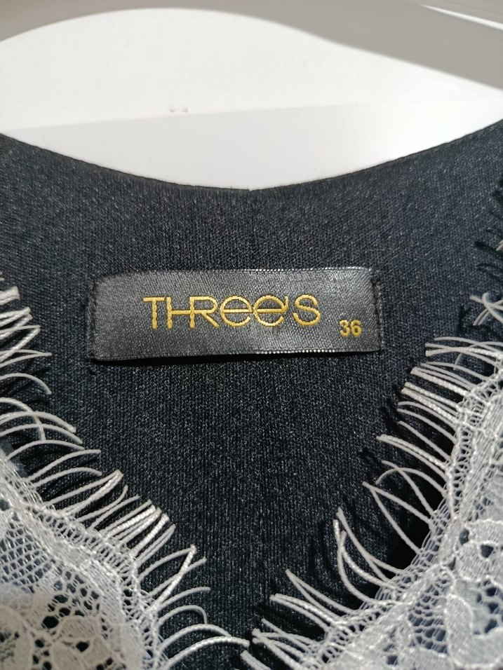 Dantel Detaylı Siyah Bohem Uzun Elbise - Görsel 2