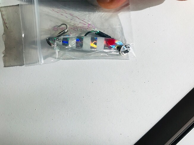  4 adet Fujin 10 gr zebra glow jig