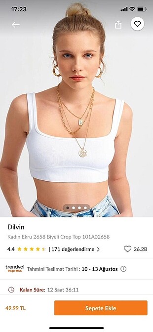 Dilvin crop top