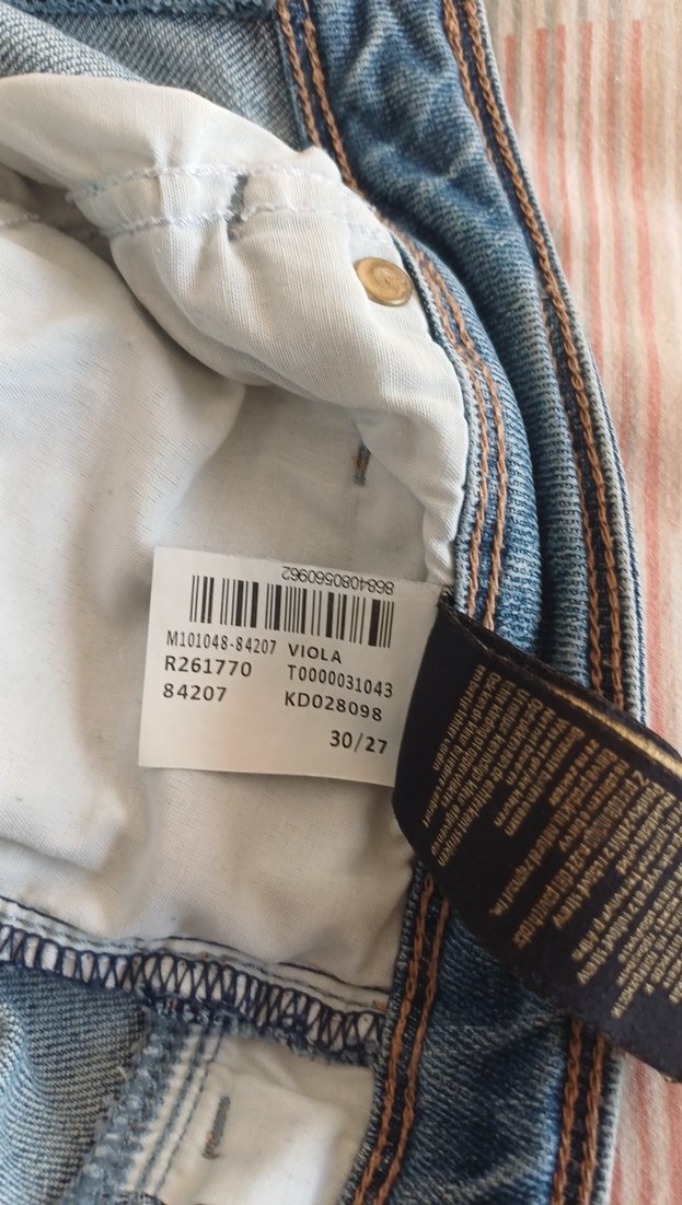 Gri Tonlu Mavi Rahat Kesim Kadın Kot Pantolon - Görsel 2